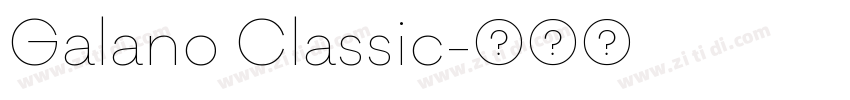 Galano Classic字体转换